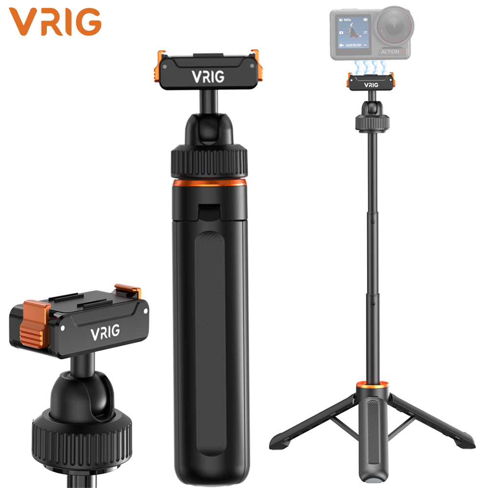 Dji Drone Mini 4 Pro - VRIG AC-79 Selfie Stick Tripod Magnetic