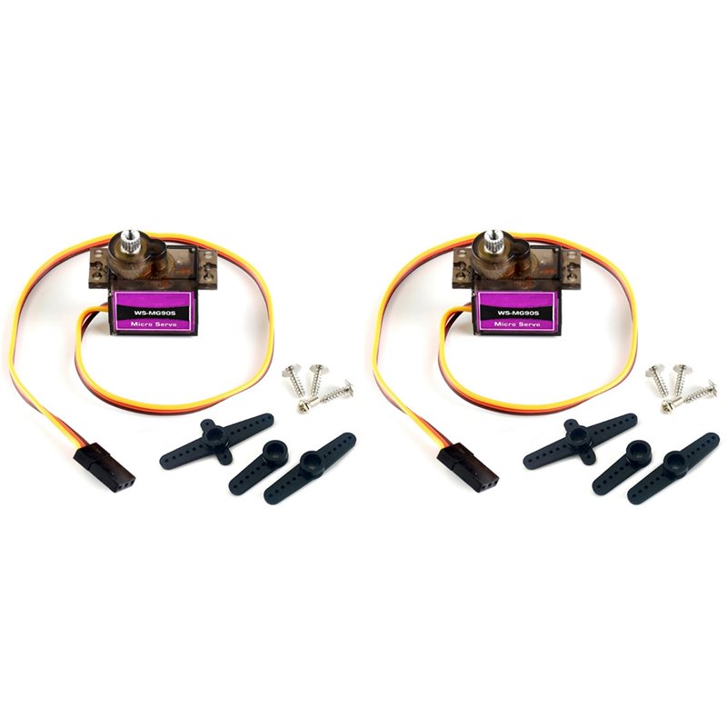 Rc Helicopter Servo - B78B-2X MG90S Servo Metal Gear 2Kg/Cm