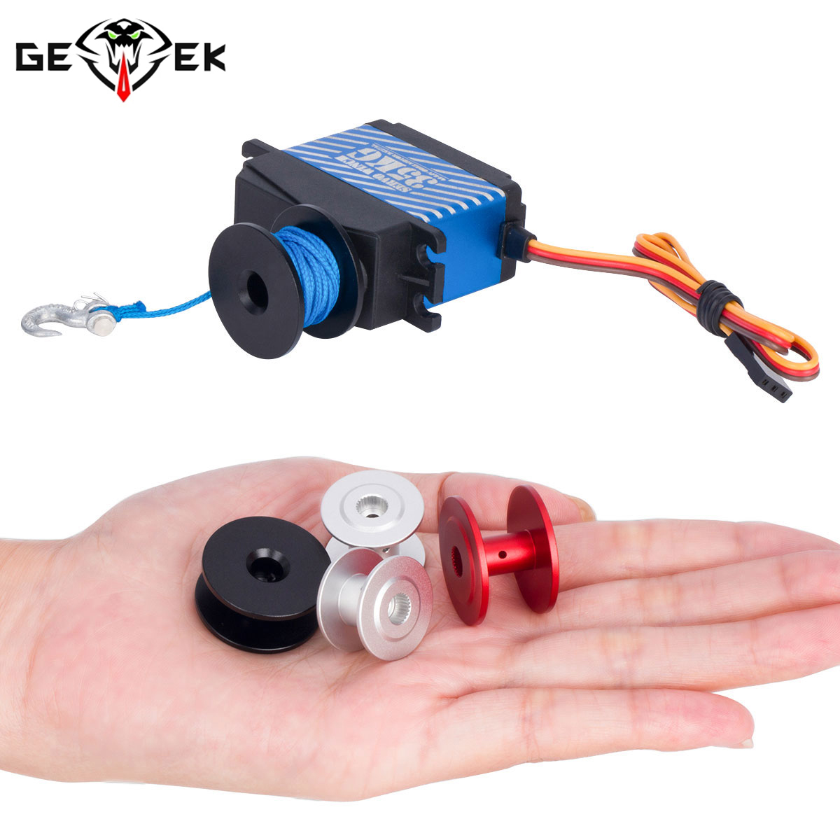 Rc Helicopter Servo - 25t Steering Gear Servo Winch Spool