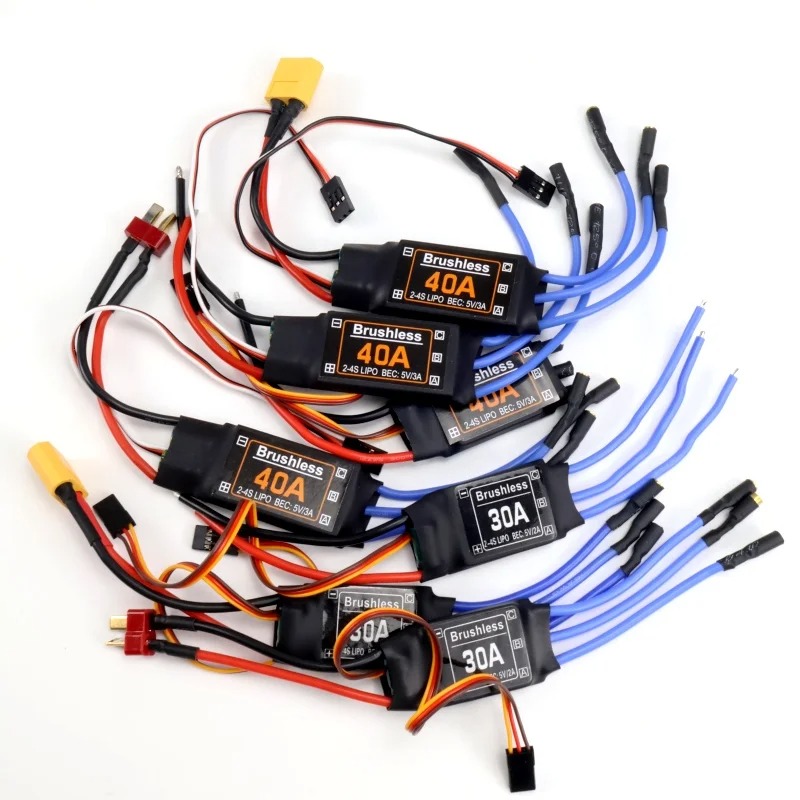 Brushless 40A ESC Speed Contro - Rc Helicopter Battery ulasan dan harga