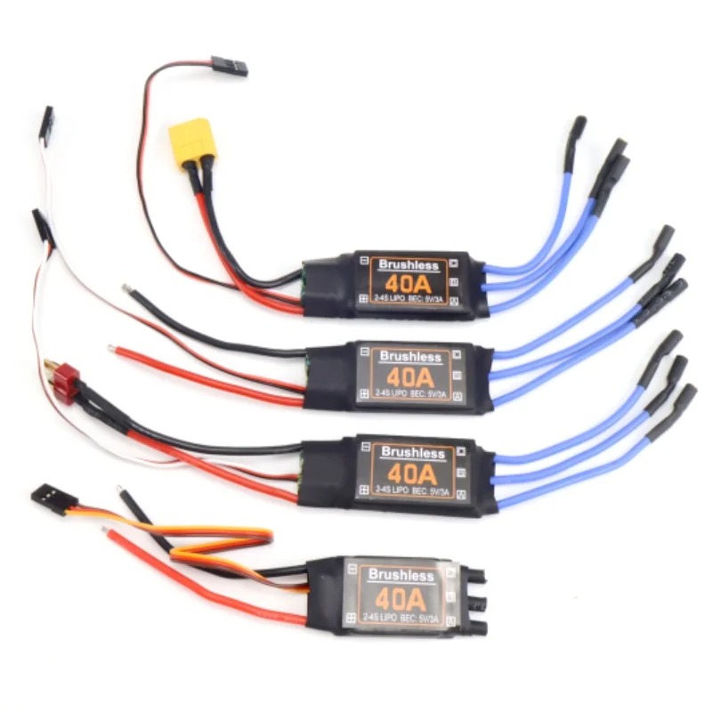 Brushless 40A ESC Speed Contro - Rc Helicopter Battery ulasan dan harga