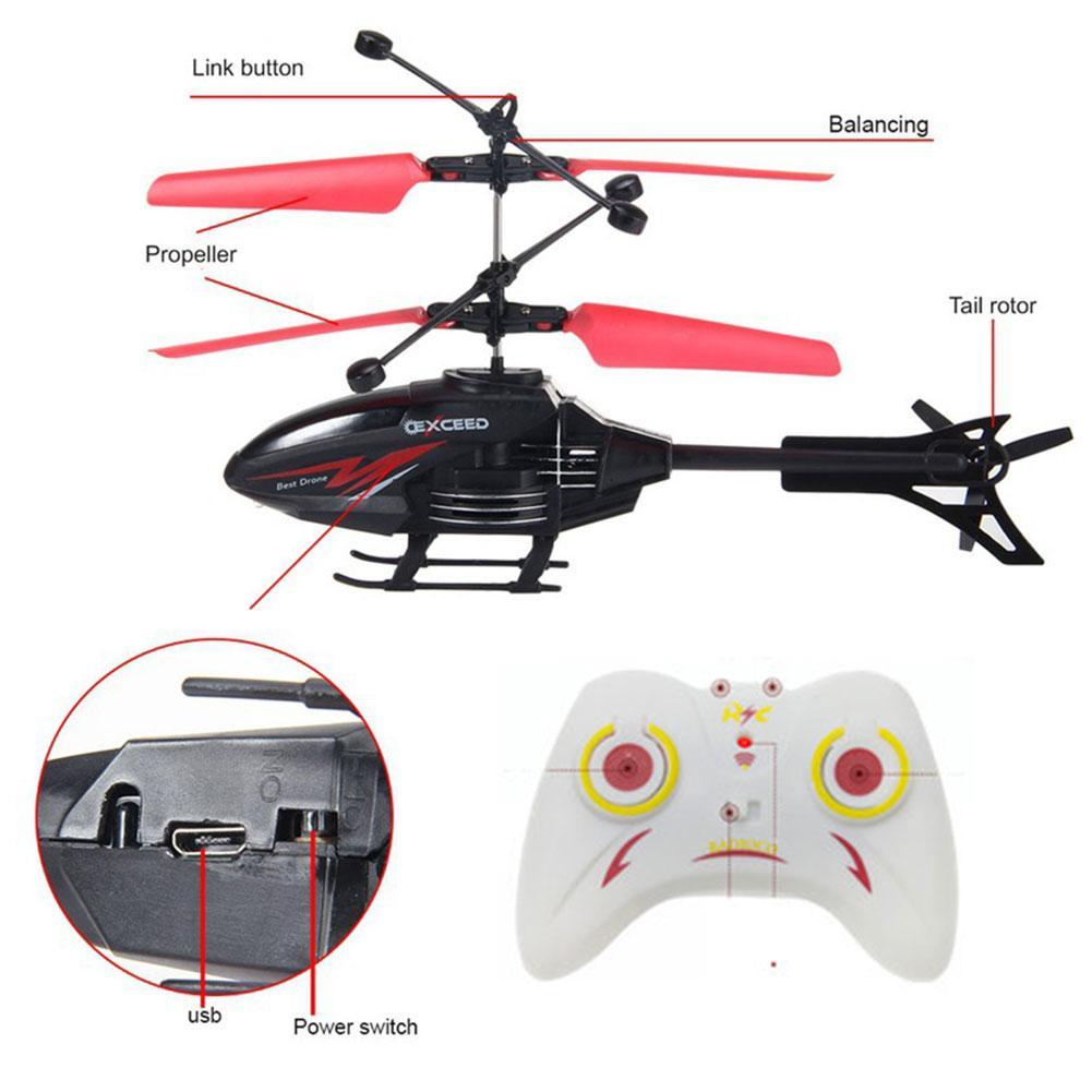 Mini Flying Helicopter Toy Rem - Rc Helicopter Case ulasan dan harga