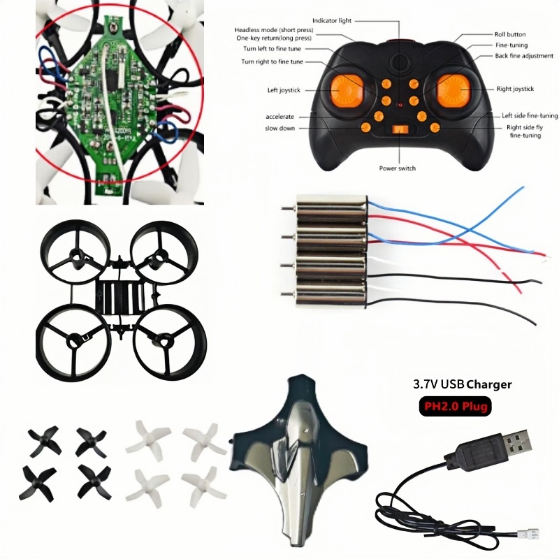 Complete DIY Drone Kit 2.4G 6A - Rc Helicopter Tool Kit ulasan dan harga