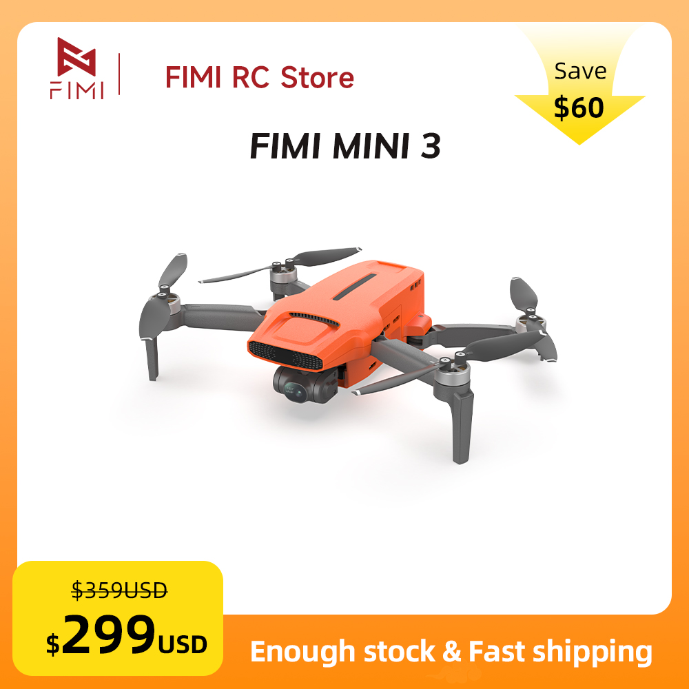 FIMI MINI 3 Camere Drone 4K 60 - Rc Helicopter Case ulasan dan harga