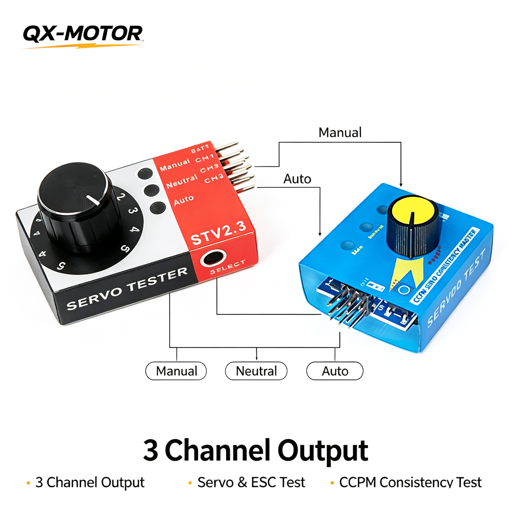 RC Servo Tester 3 Channel CCPM - Rc Helicopter Battery ulasan dan harga